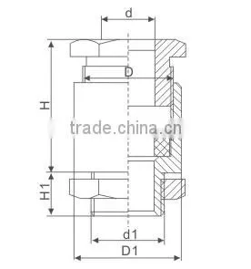 Metal TJ Marine Cable Gland