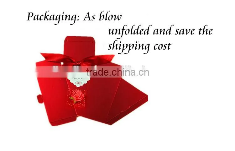 Hot sale lovely Wedding Favor Box wedding candy box gift box