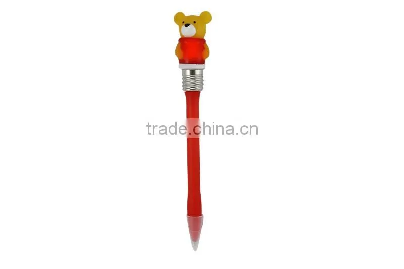 Yes Novelty Christmas design light ball pen/fancy Pen