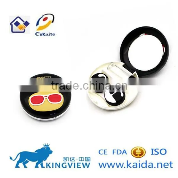 A-8079 kaida fashion hairstyles contact lens case