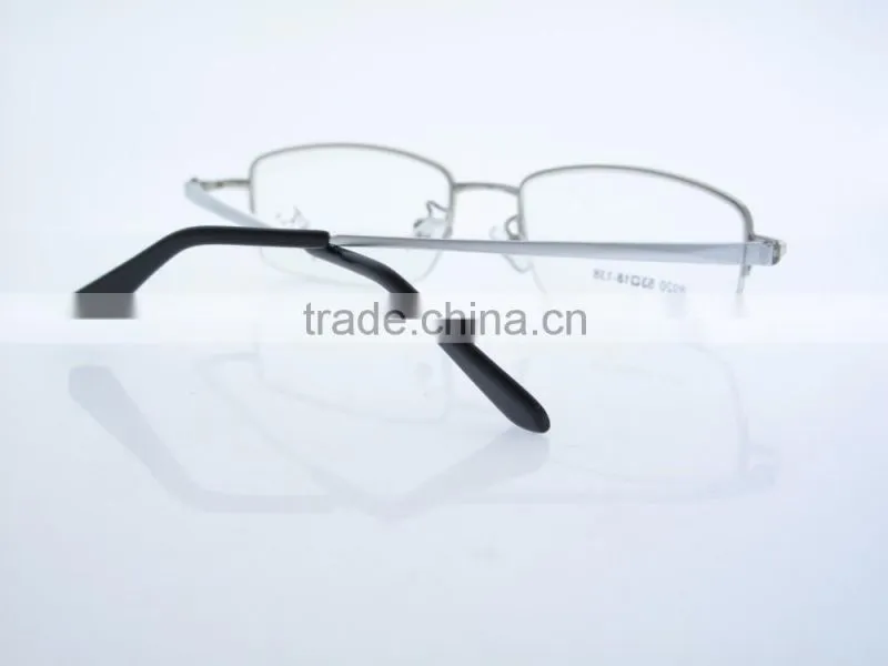 2016 New stylish metal optical lens frames half rimless 8920