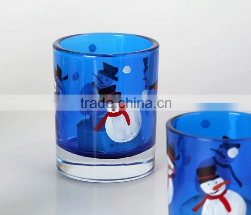 High quality black candle jar , black candle glass jar
