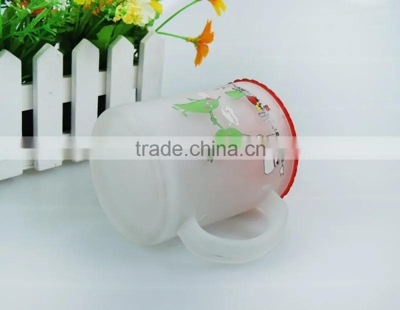 Sublimation blank glass mug, glass coffee mug, sublimation glass beer mug