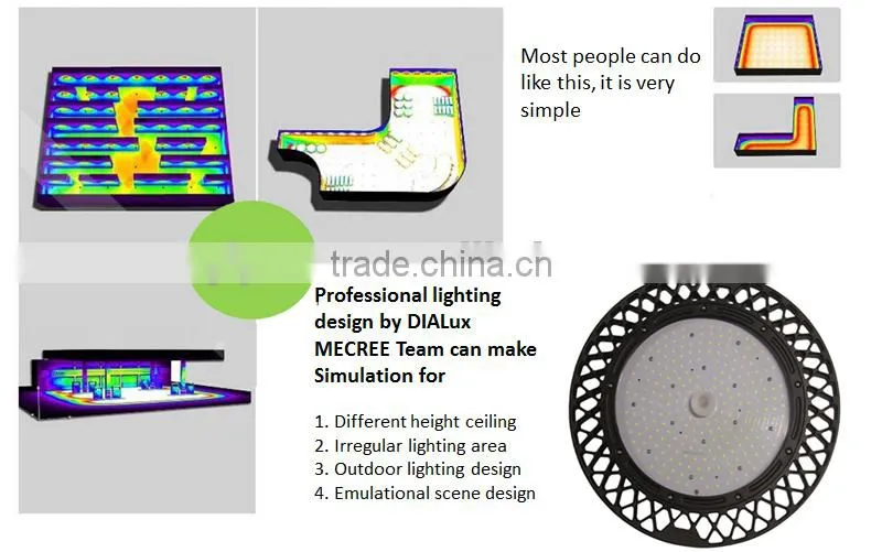 New ETL DLC high bay light competitive price led warehouse lighting fixtures