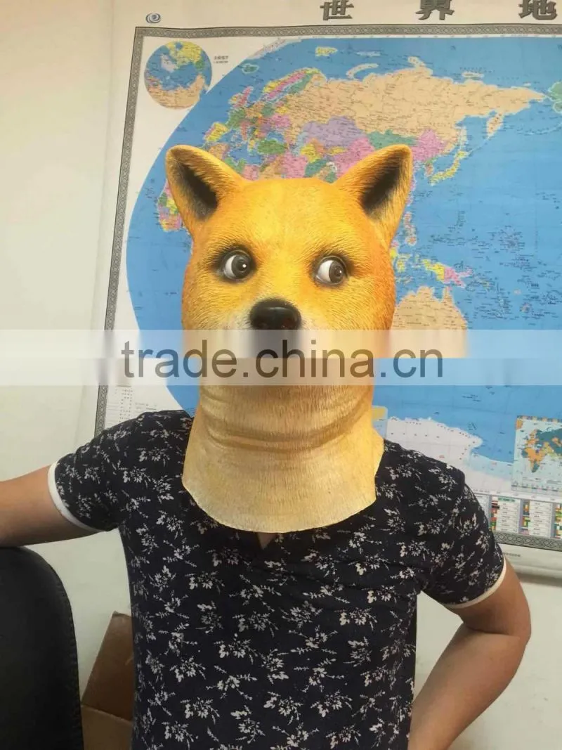 Hot selling Eco-Friendly animal head masks for party latex horse head mask