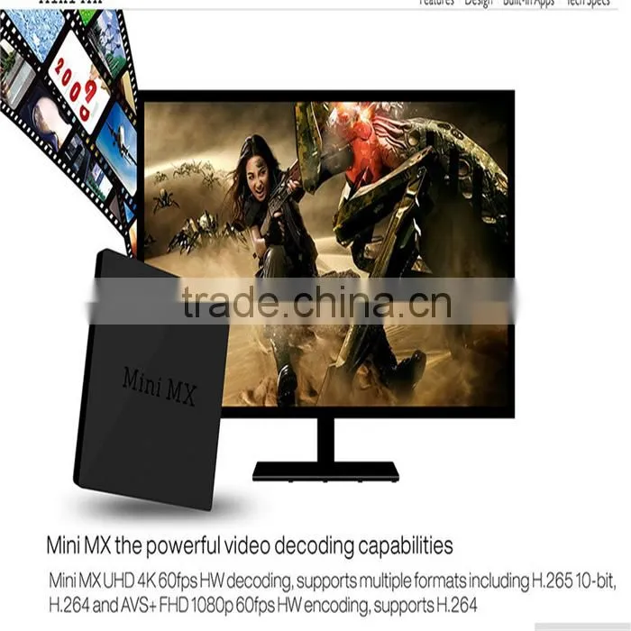 Mini MX TV BOX with New Amlogic S905 Chip android 5.1 full hd 1080p kodi 16.1 streaming tv box Mini MX