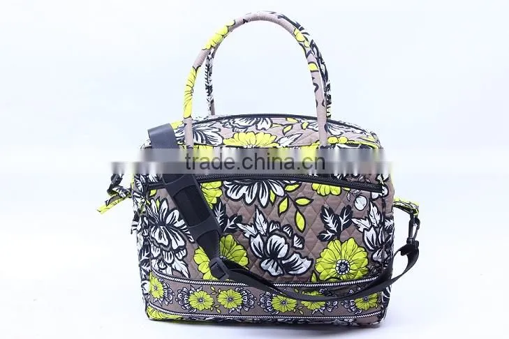 2016 Wholesales New Style Quilted Cotton Crossboby Shopping Tote Bag