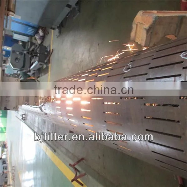 chinese manufacture low carbon steel slotted pipe sceen