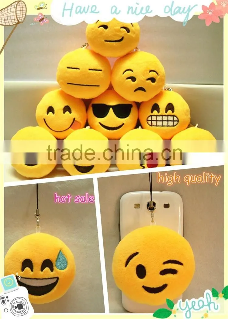 New arrivals promotional customizational design whatsapp emoji bag decoration