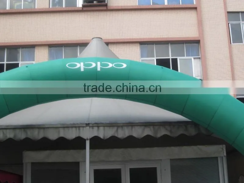 Factory price colorful rainbow inflatable arch