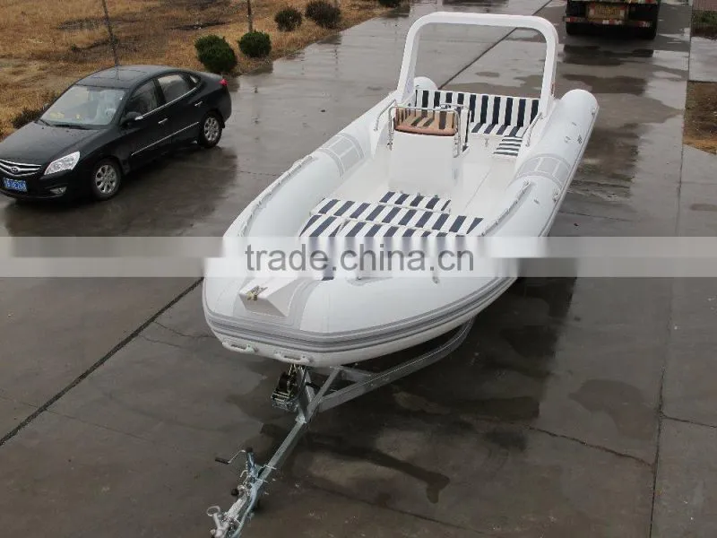 RIB boat 7.6m, 16 person , Twin outboards RIB760 (Hypalon)