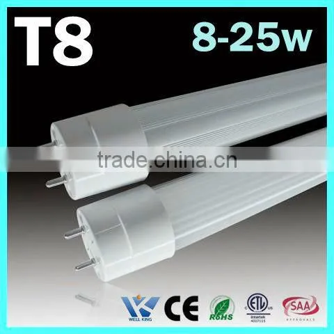 UL Energy star 18W 2200lm T8 4 foot LED TUBE