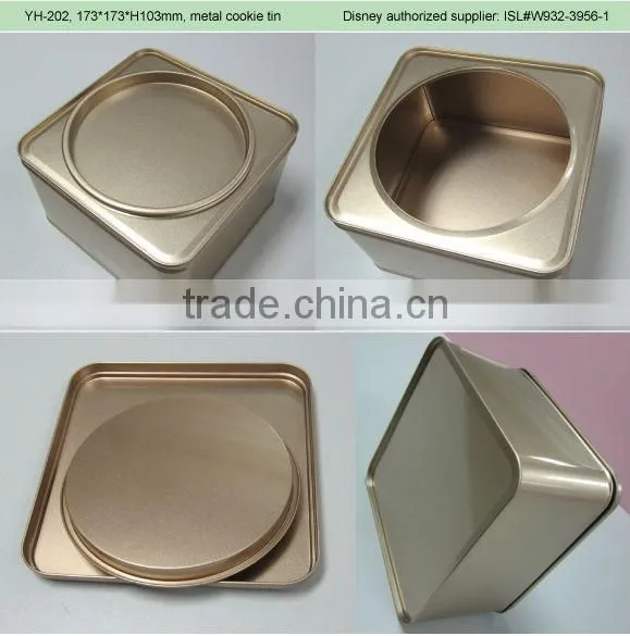 fancy metal cookie tin