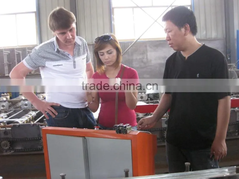 widely used double layer roll forming machine for trapezoidal and corrugated for roof