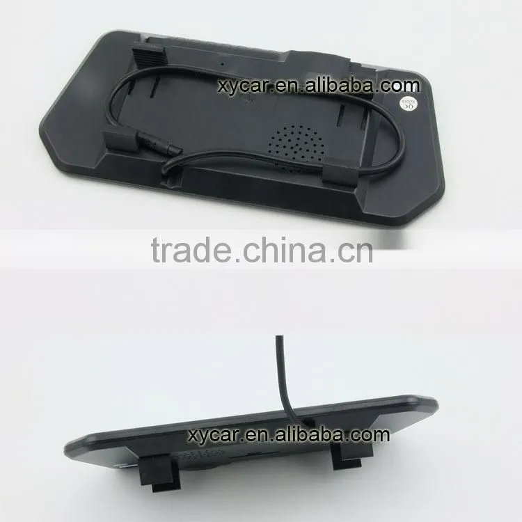 car lcd monitor with bluetooth,7 inch car rearview mirror monitor with DVD/TV/USB/SD/IR/FM XY-2058mp5+BT