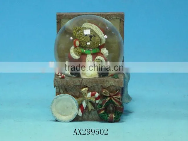 Christmas Decoration Resin snow globe glass snow globe crafts