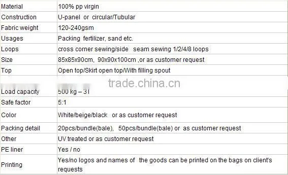 FIBC big bag , FIBC jumbo bag, fibc bags' manufacturer in china