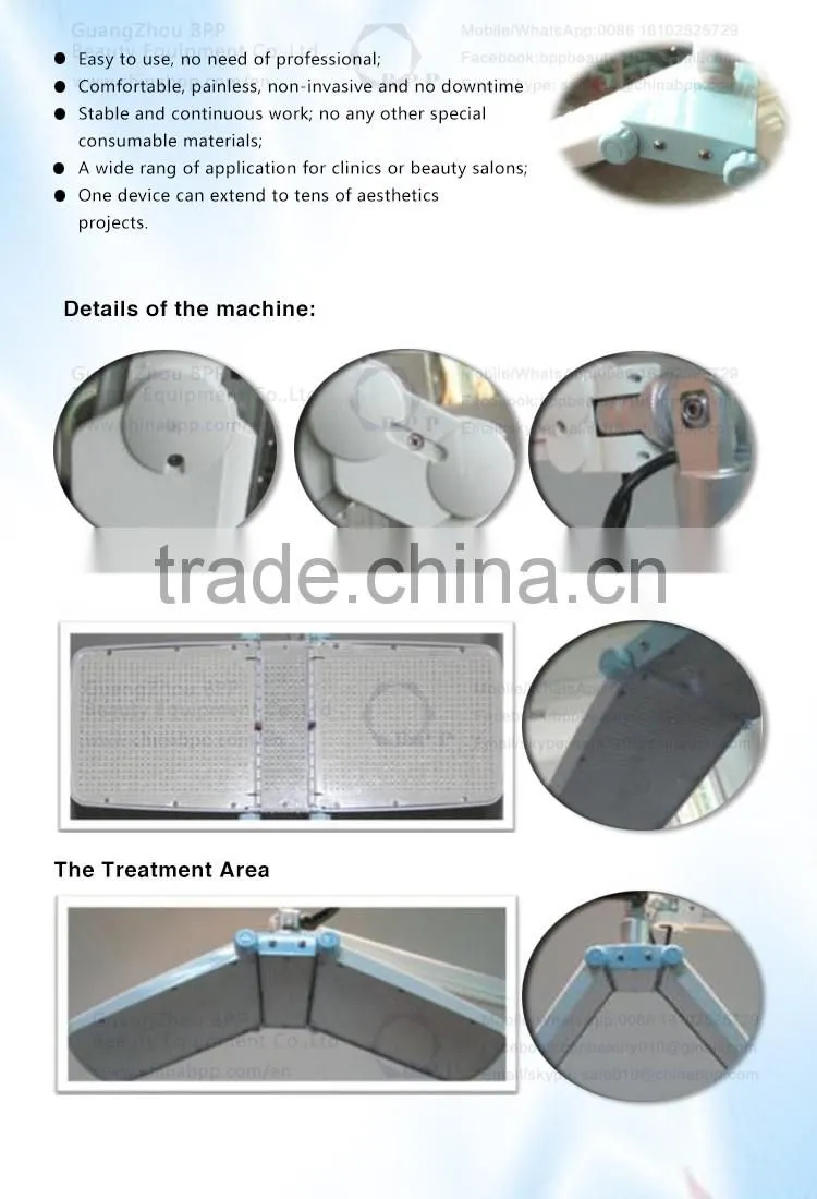 PDT Led Light Skin Rejuvenation/PDT Photon Acne Wrinkle Removal/ Skin Whitening pdt led beauty machine
