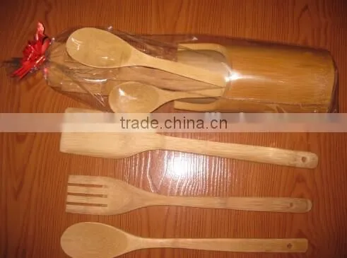 hot sale natural bamboo spoon sets
