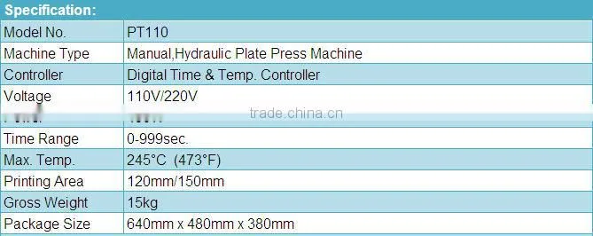 Good quality best price Round heating plate heat press machine for logo made
