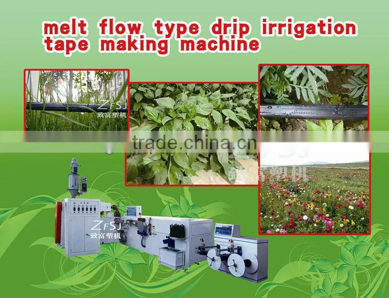 Melt-flow type drip irrigation machine