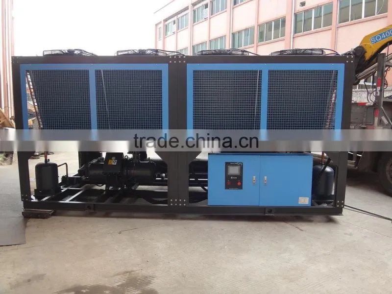 Air Cooled Water Chiller With Screw Compressor For Air Conditioning Central Cooling