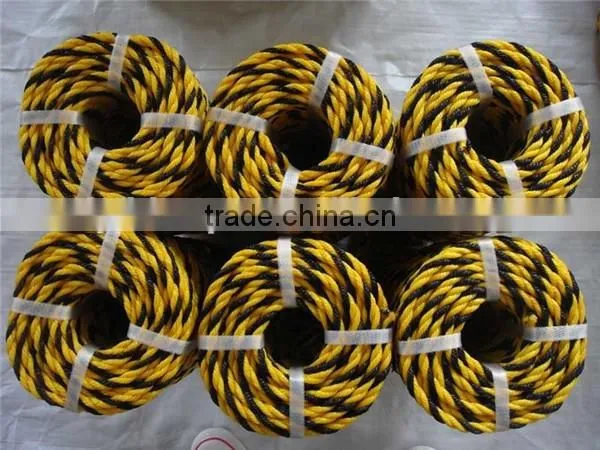 PP monofilament 3 strand twisted rope/Tiger rope