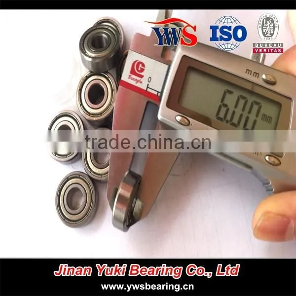 High limiting speed chorme steel or stainless steel 607 bearing 607zz Deep groove ball bearings