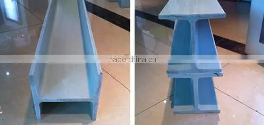 Durable and flame retardant frp pultruded I beam,frp i beam,fiberglass beam