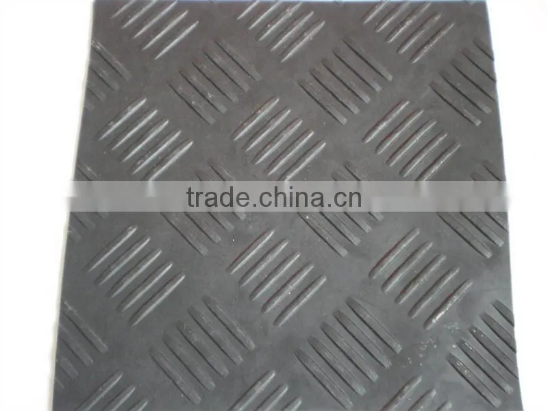 3mm thick verious parttern anti slip rubber flooring mats