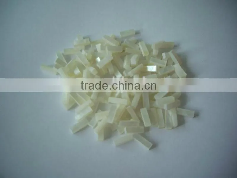 square cut thick white MOP shell blank inlays