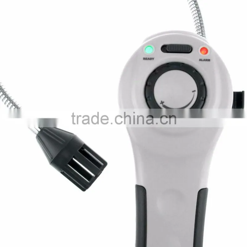 Combustible Gas Leak Detector with Built-in Sensor, Adjustable Sound Light Alarm Tester, Natural Gas