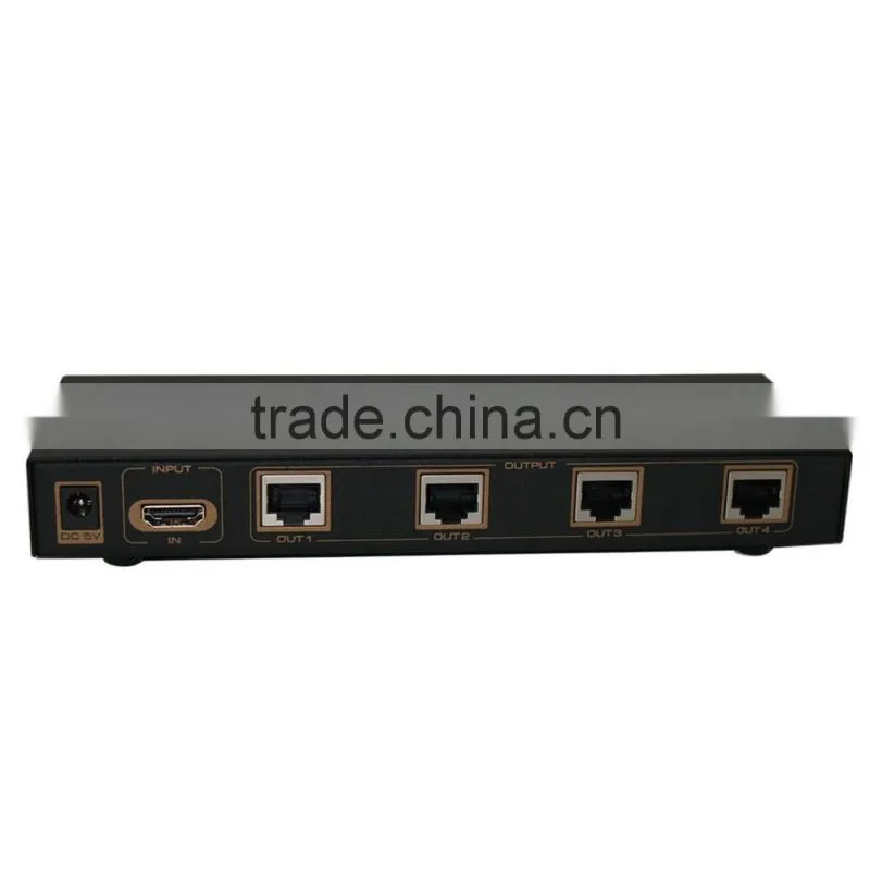 Best HDMI Splitter 1x4 by 2CAT Extend 60M full HD with four receiver (Support 3D)UK
