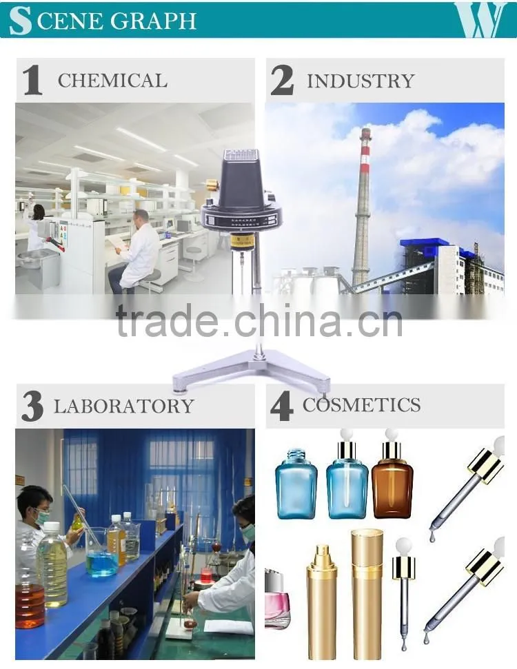 big LCD display digital viscometer price