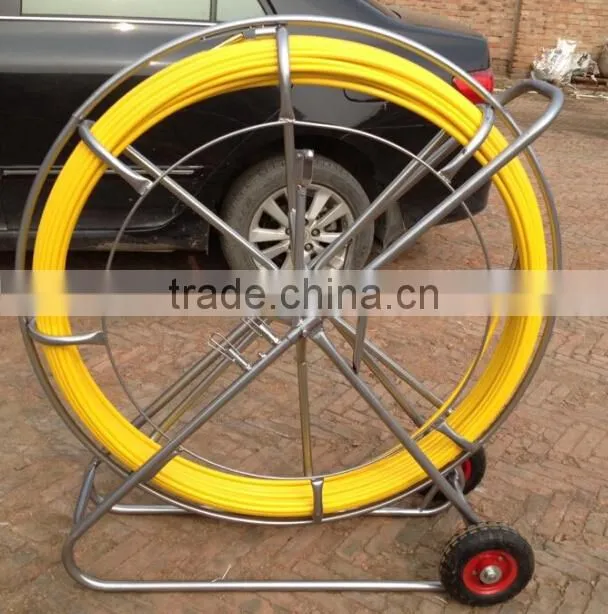 Fiberglass snake duct rodder/Fiberglass cable conduit rod/ fiberglass snake rod