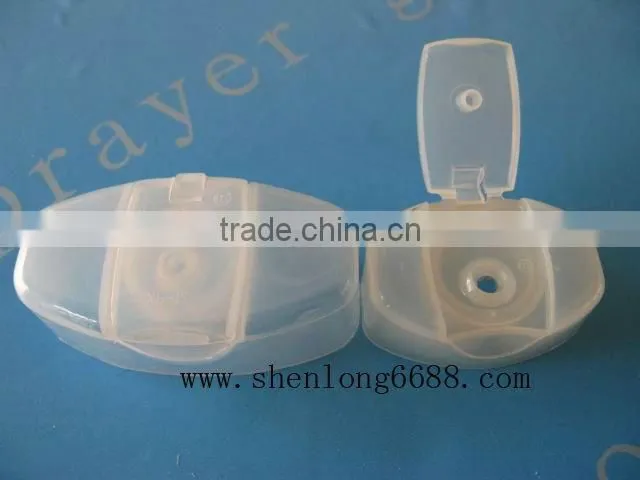 Plastic shampoo cap bottle lid