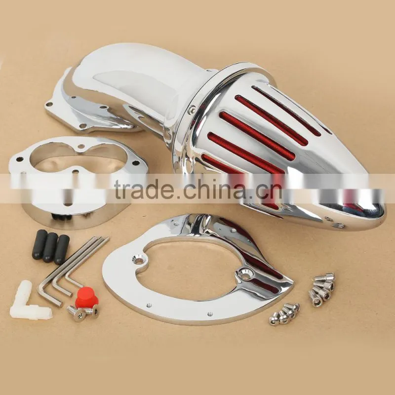 Aluminum Air Cleaner Kits intake filter For Kawasaki Vulcan VN 1500 1600 00-12