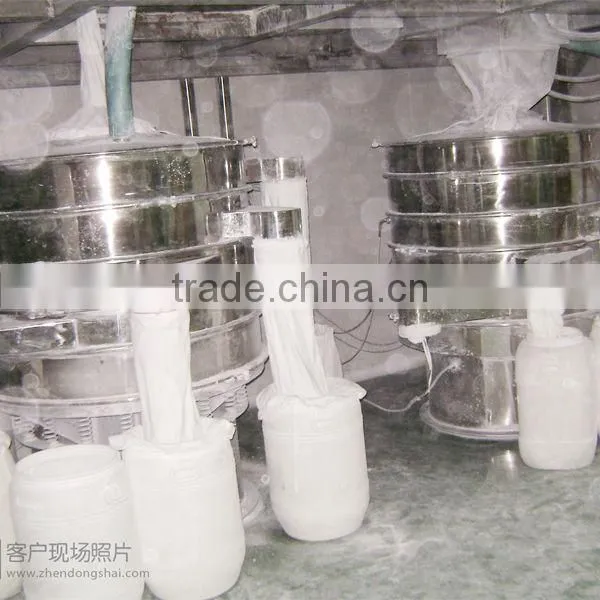 vibratory sieve for cocoa processing