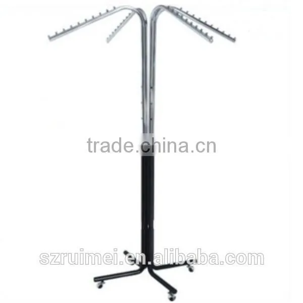 Pop Boutique Adjustable 4 Arms Clothing Display Rack