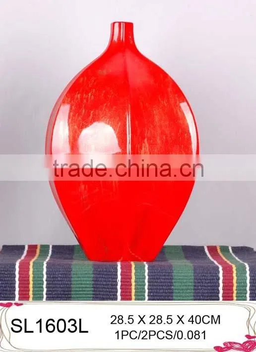 2015 new red vase decorative vase sale