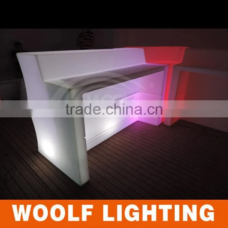 2015 New Design Texture Illuminated LED Light Bar Counter Group
