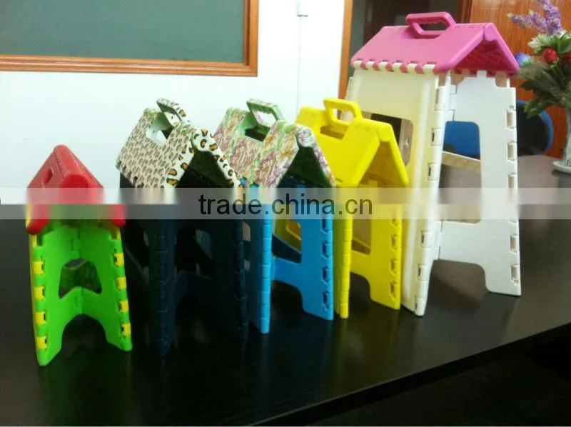 plastic portable folding step stool