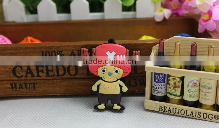 One Piece pvc cartoon mini usb flash drive shell