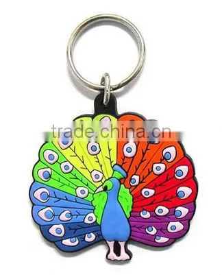 Double side pvc keychain