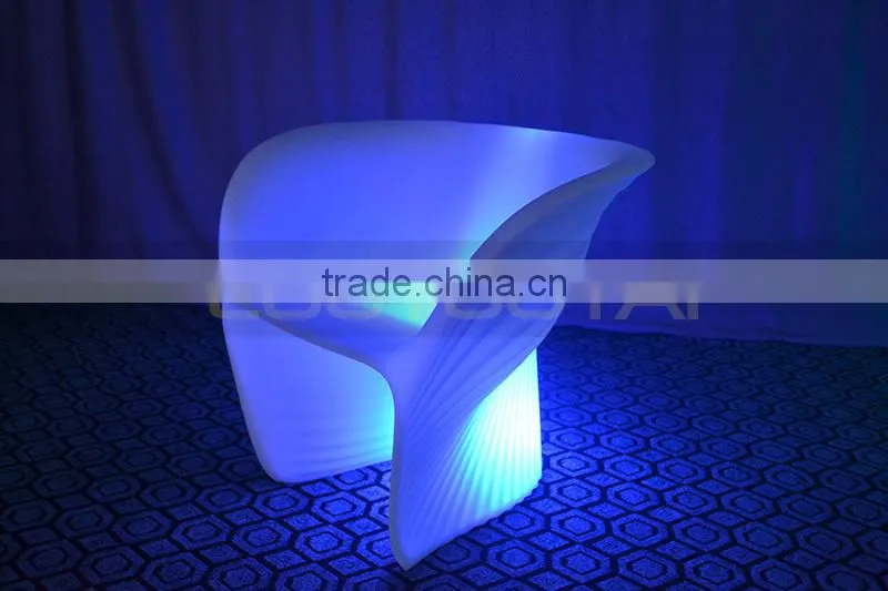 Vondom idea -- LED Conch chair/plastic LED light up chair with remote control 16 mix changeable colors