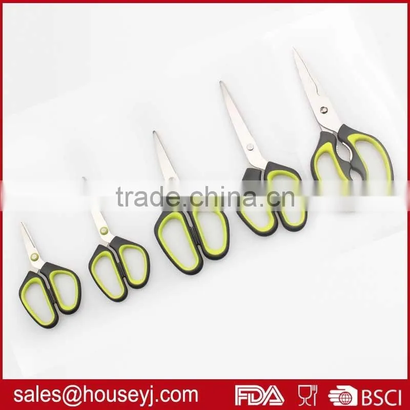 Detachable stainless steel kitchen scissors with pp +TPR handle