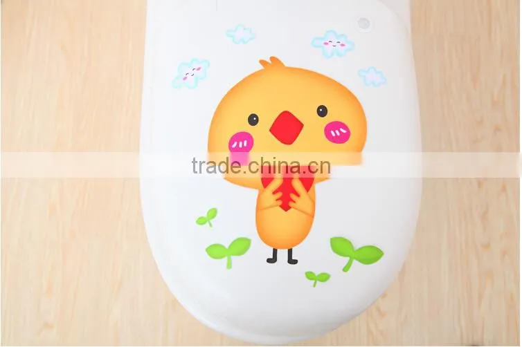 Q061creative decoration toilet seat sticker