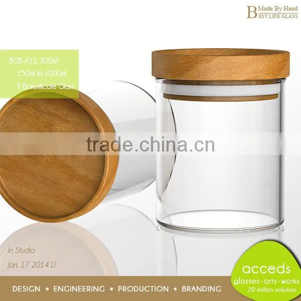 Free Design High End Promotional Glass-Christmas-Candy-Jar