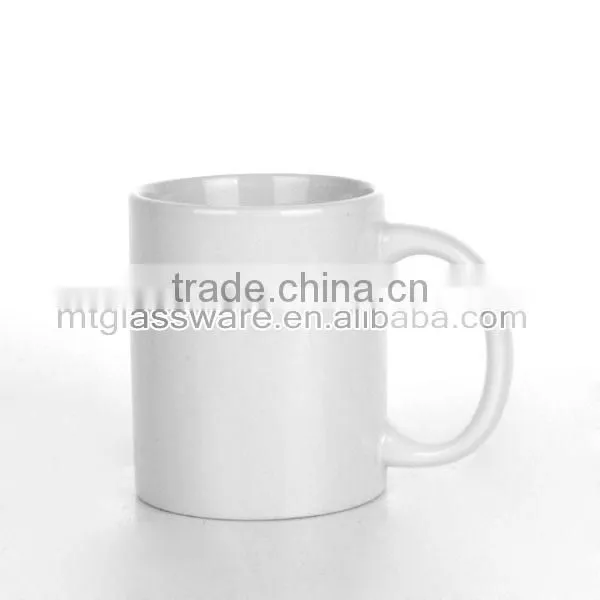 Porcelain Ceramic heat press mugs,stoneware coffe mug, customized smiling face cup