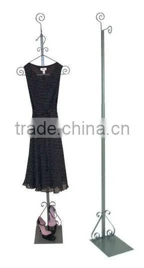 Decorative Floor Clothing Display Rack